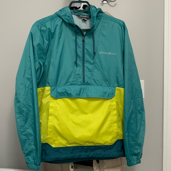 Rain jacket Eddie Bauer pouch packable - Picture 1 of 4